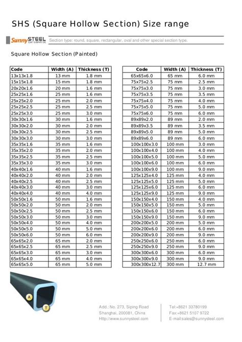 50 x 50 box section steel|50 x shs dimensions.